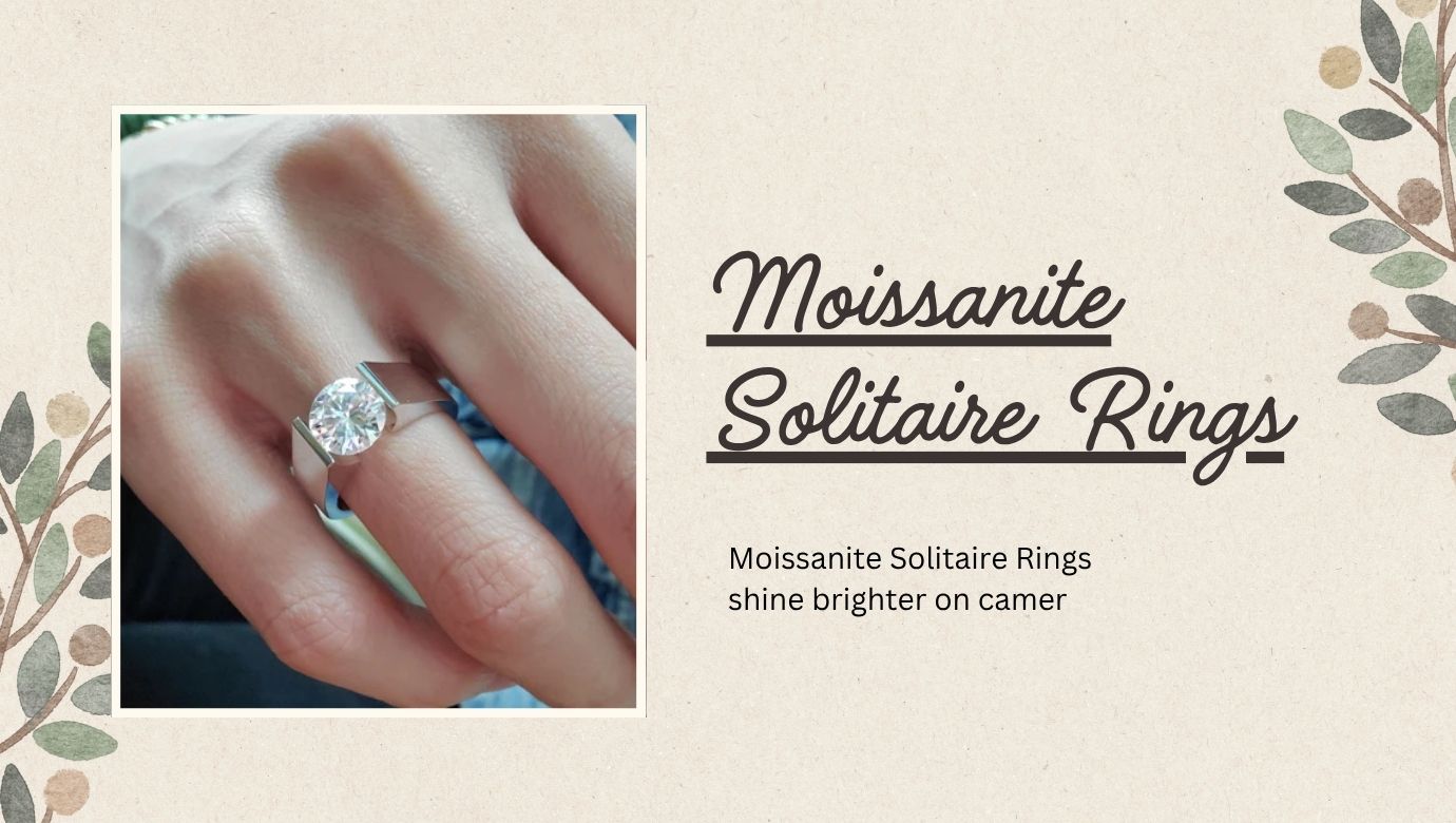 The Most Instagrammable Engagement Ring: Moissanite Solitaire in the Spotlight