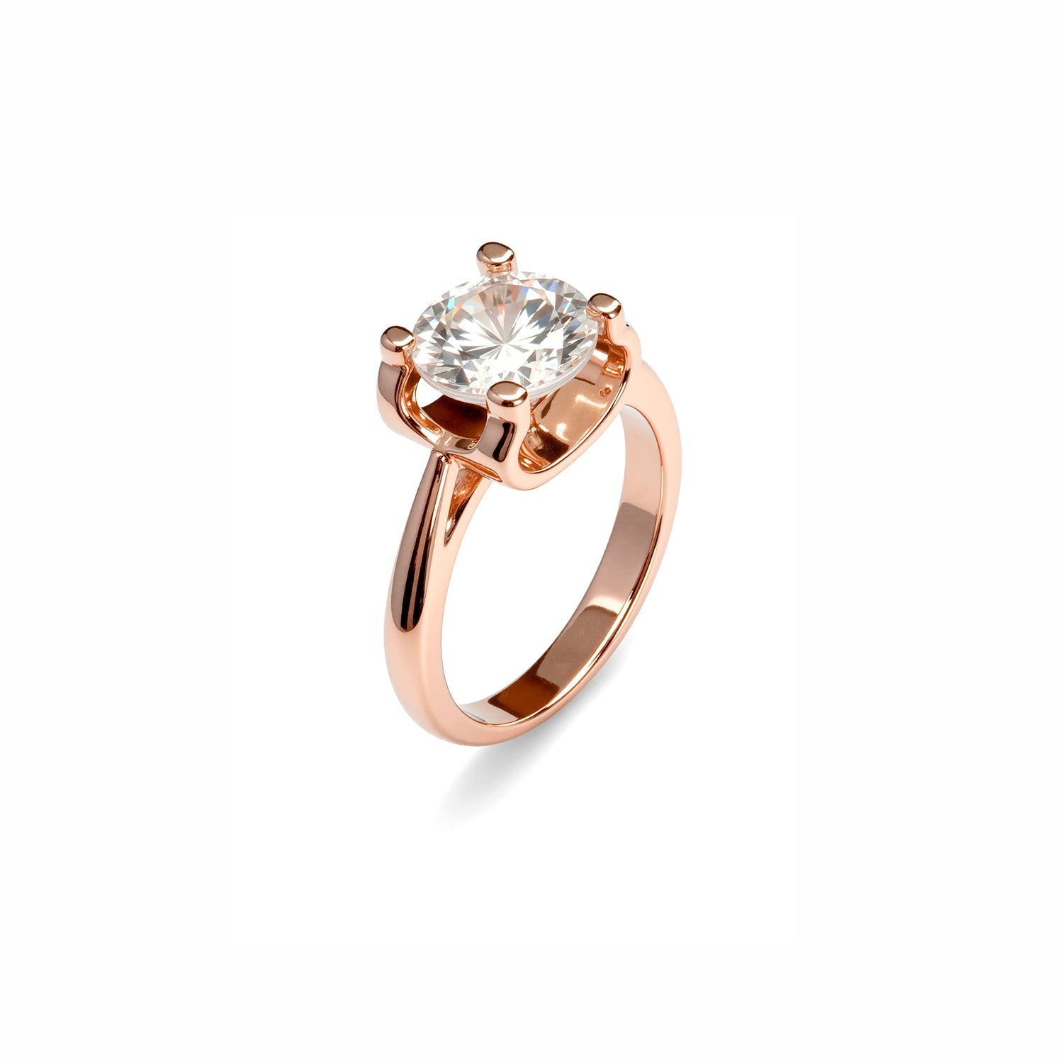 Bull Head Setting Engagement Ring