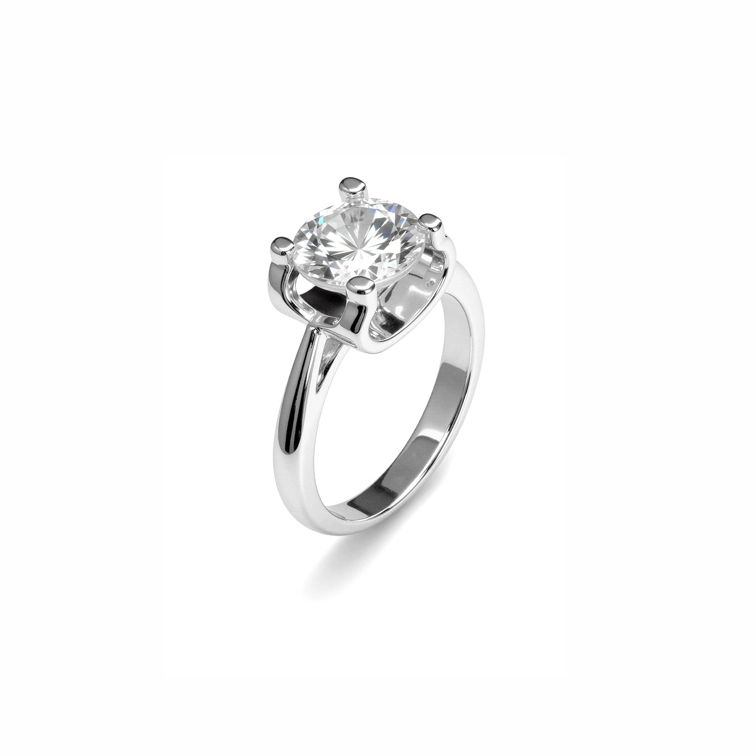 Bull Head Setting Engagement Ring