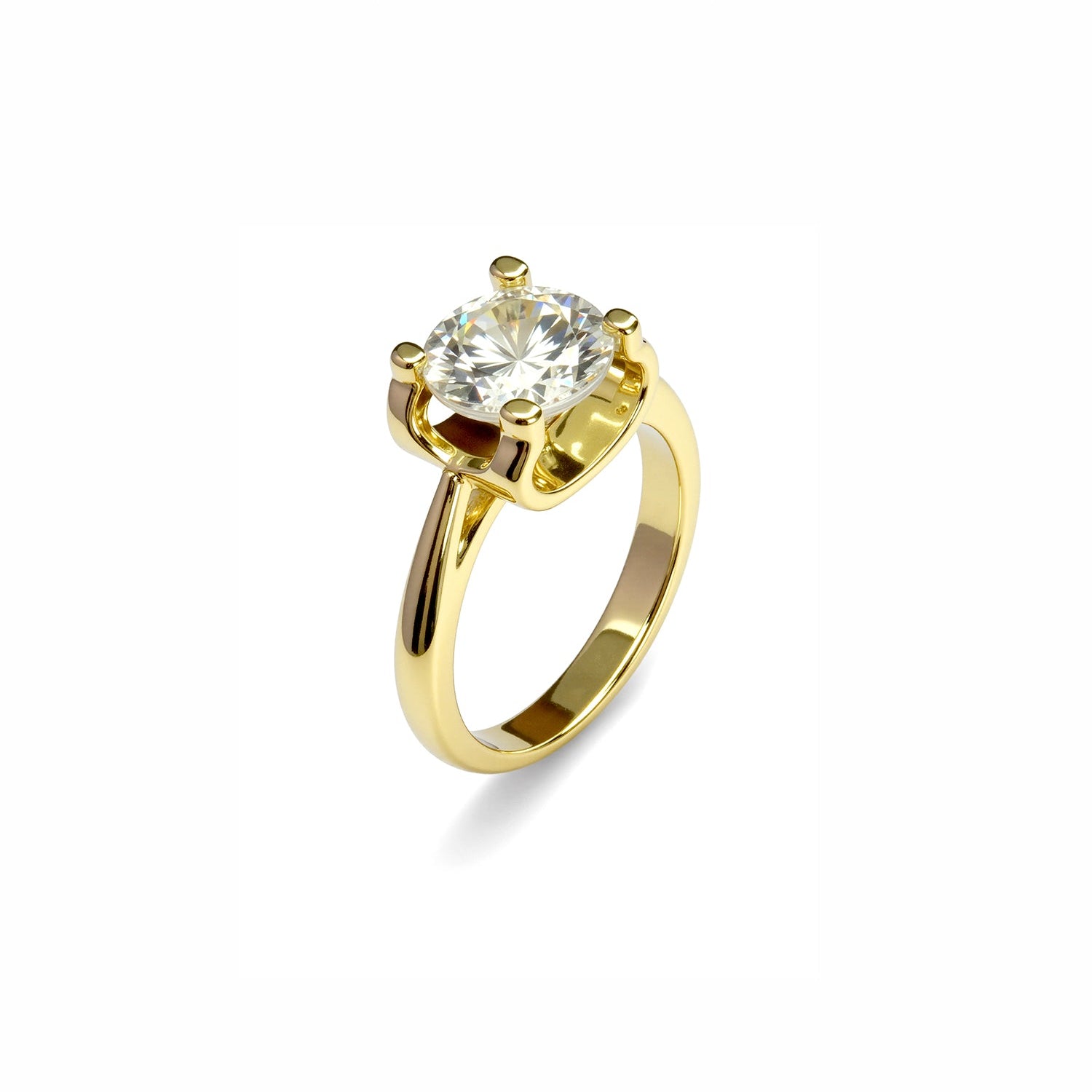 Bull Head Setting Engagement Ring