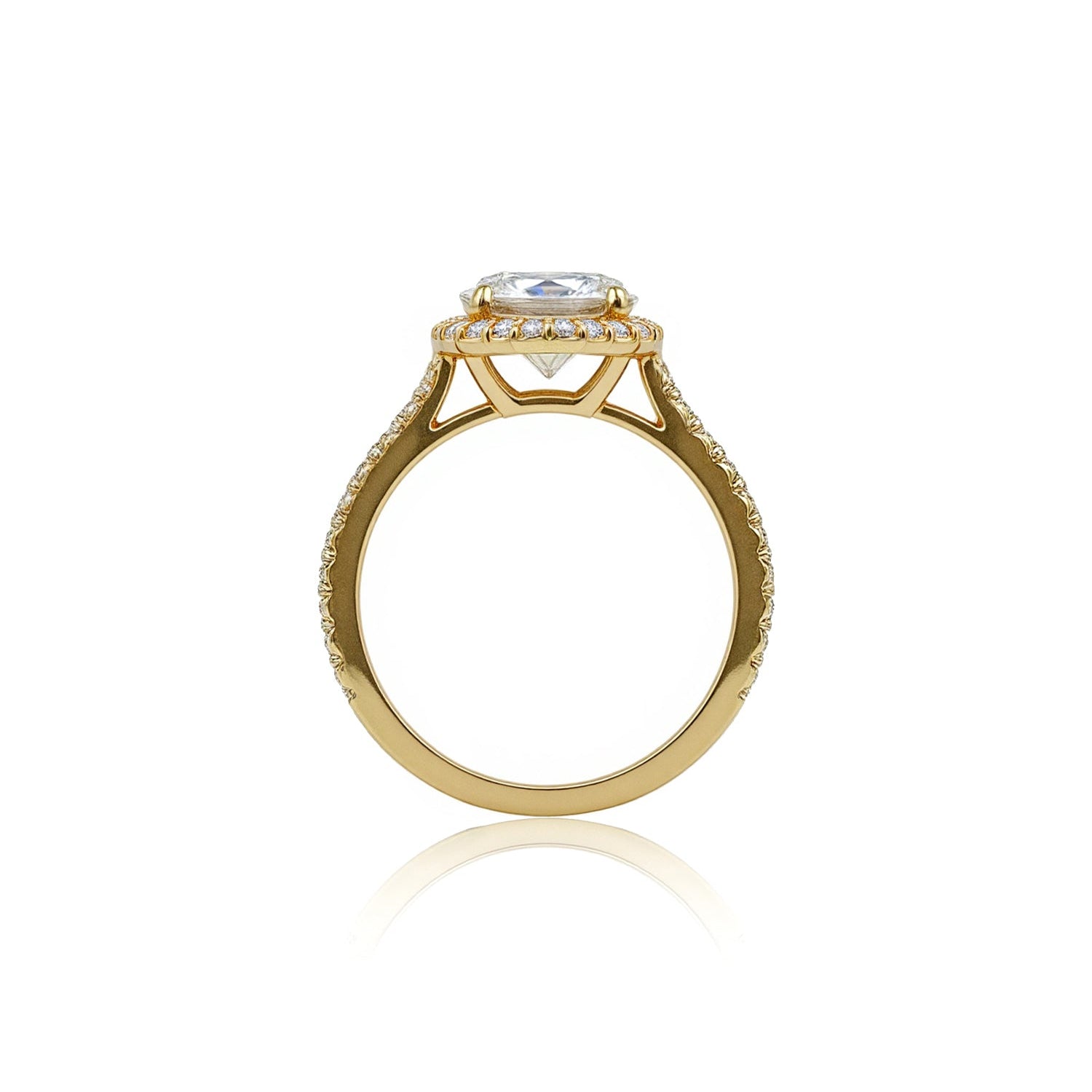 Halo Setting Engagement Ring
