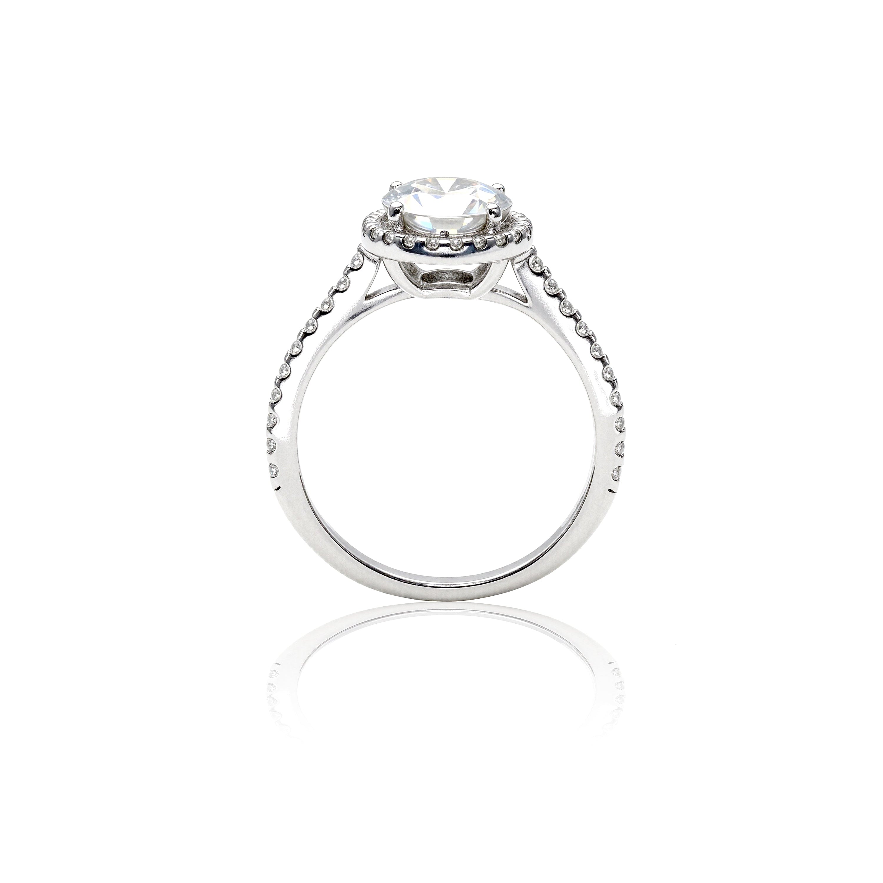 Halo Setting Engagement Ring