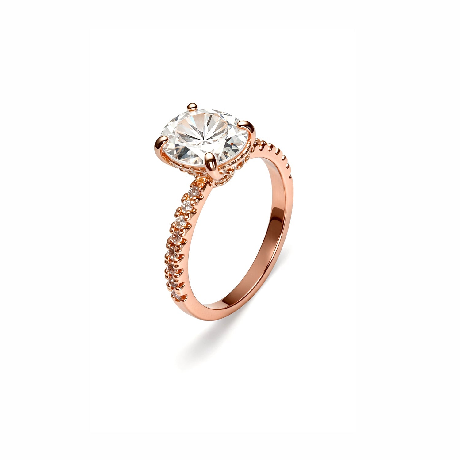 Gold Oval-Cut Engagement Ring