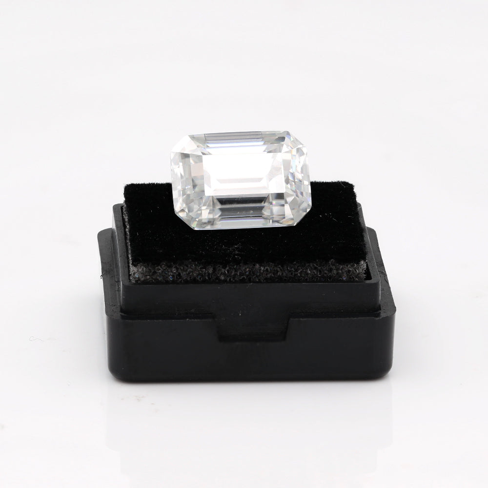 10.0Ct. Emerald Cut Moissanite Gemstone