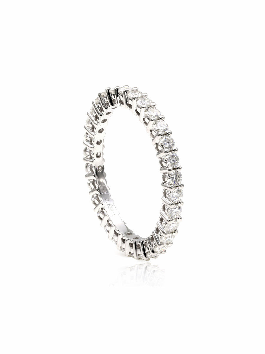 Moissanite Diamond Band ring 2mm
