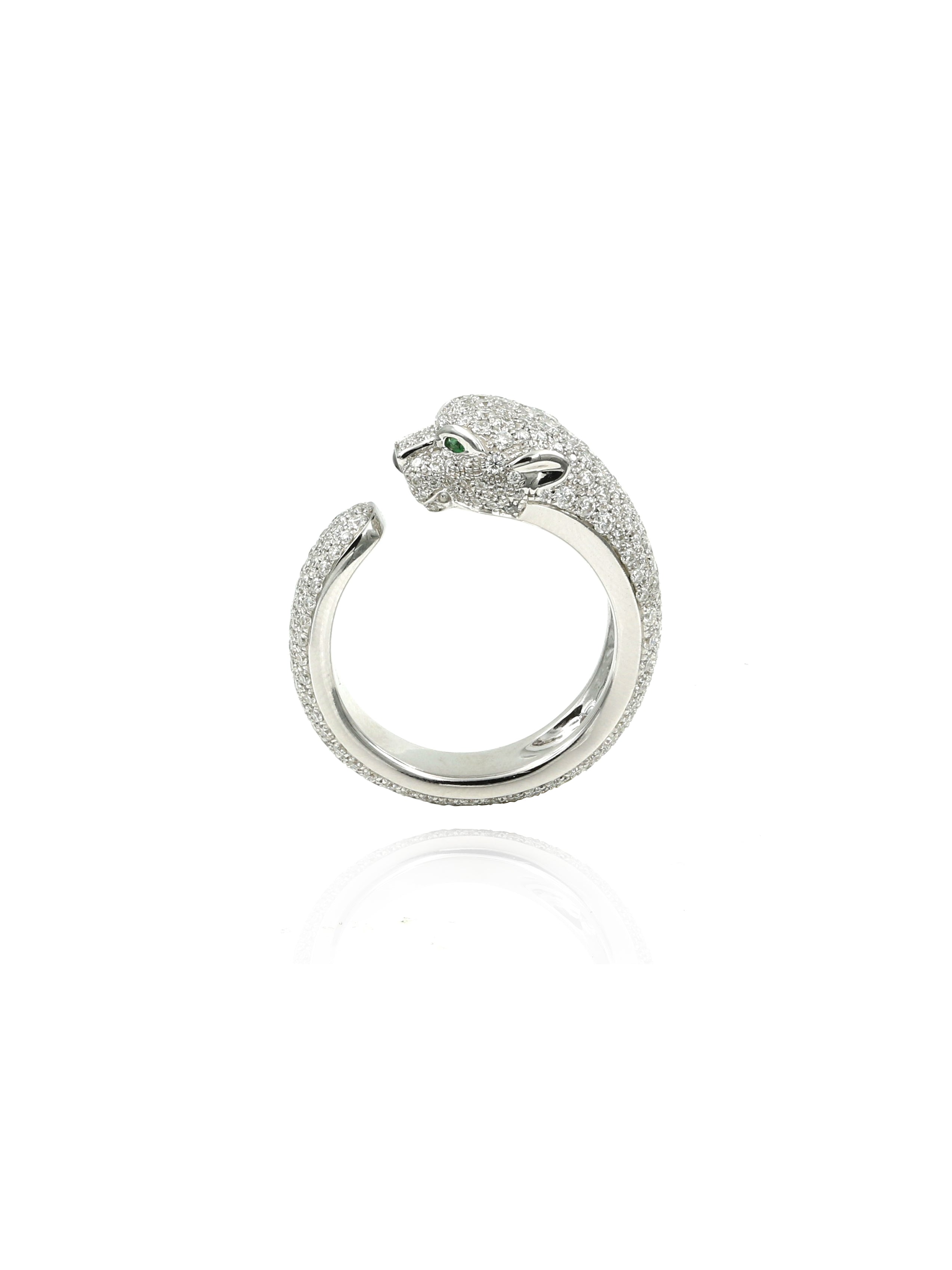 14K Gold Brilliance Moissanite Statement Ring