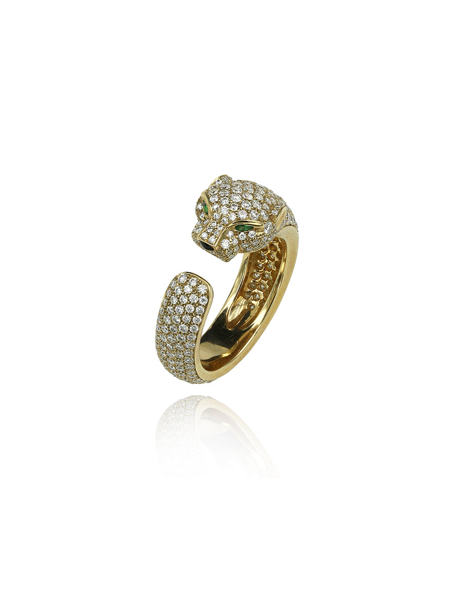 14K Gold Brilliance Moissanite Statement Ring