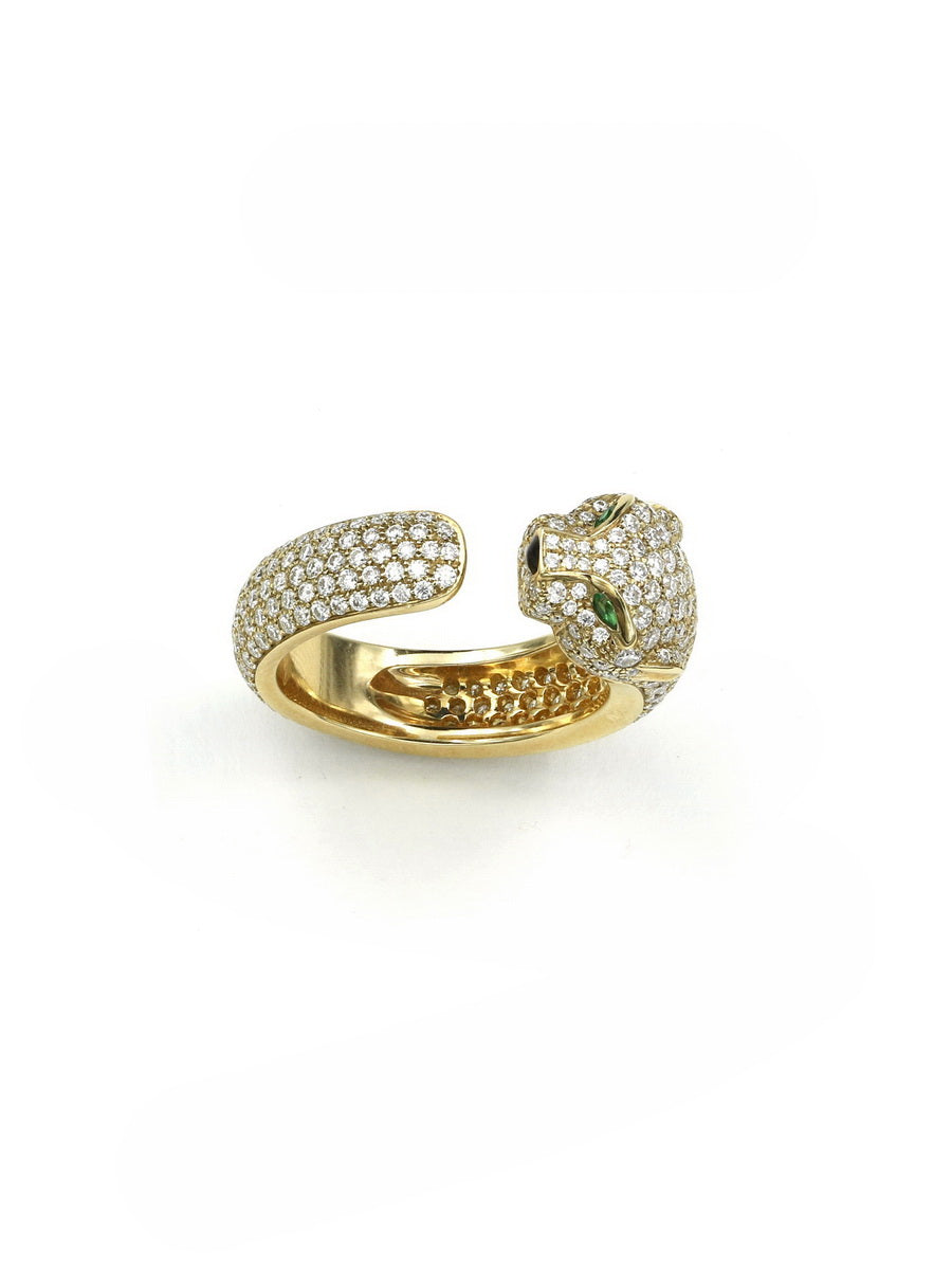 14K Gold Brilliance Moissanite Statement Ring