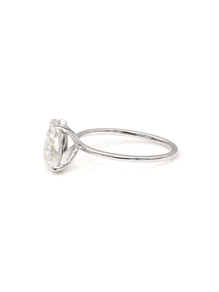 14K Gold 2Ctw. Pear Cute Engagement Ring