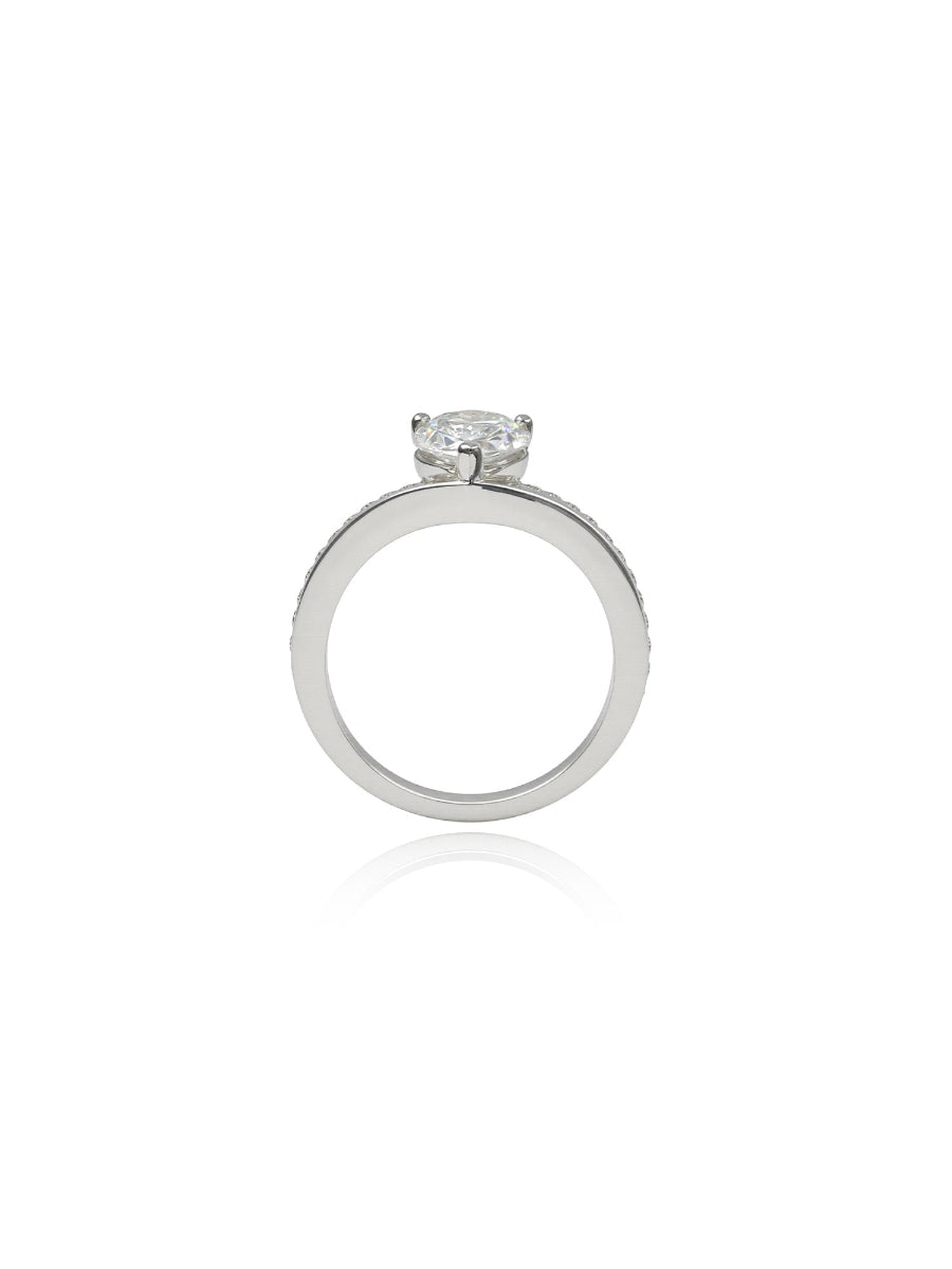 14K Gold 2.25Ctw. Pear Cut Engagement Ring