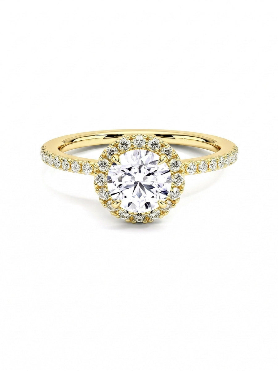 Halo Setting Engagement Ring