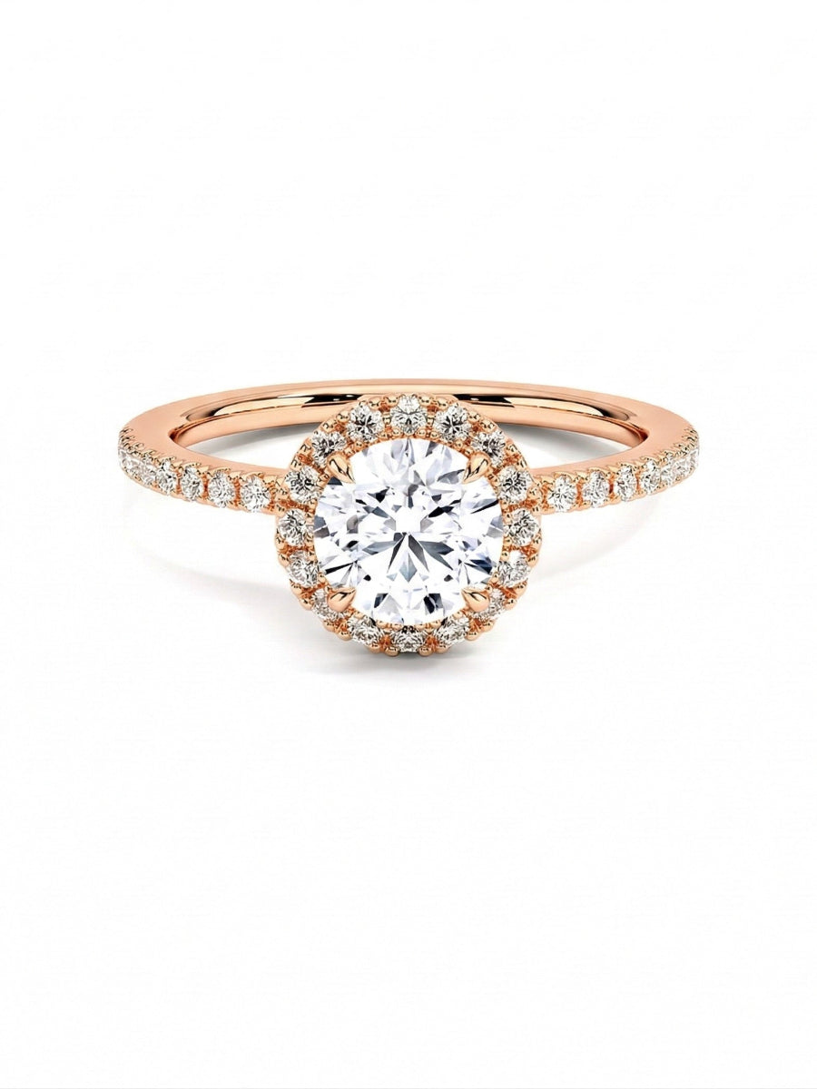 Halo Setting Engagement Ring