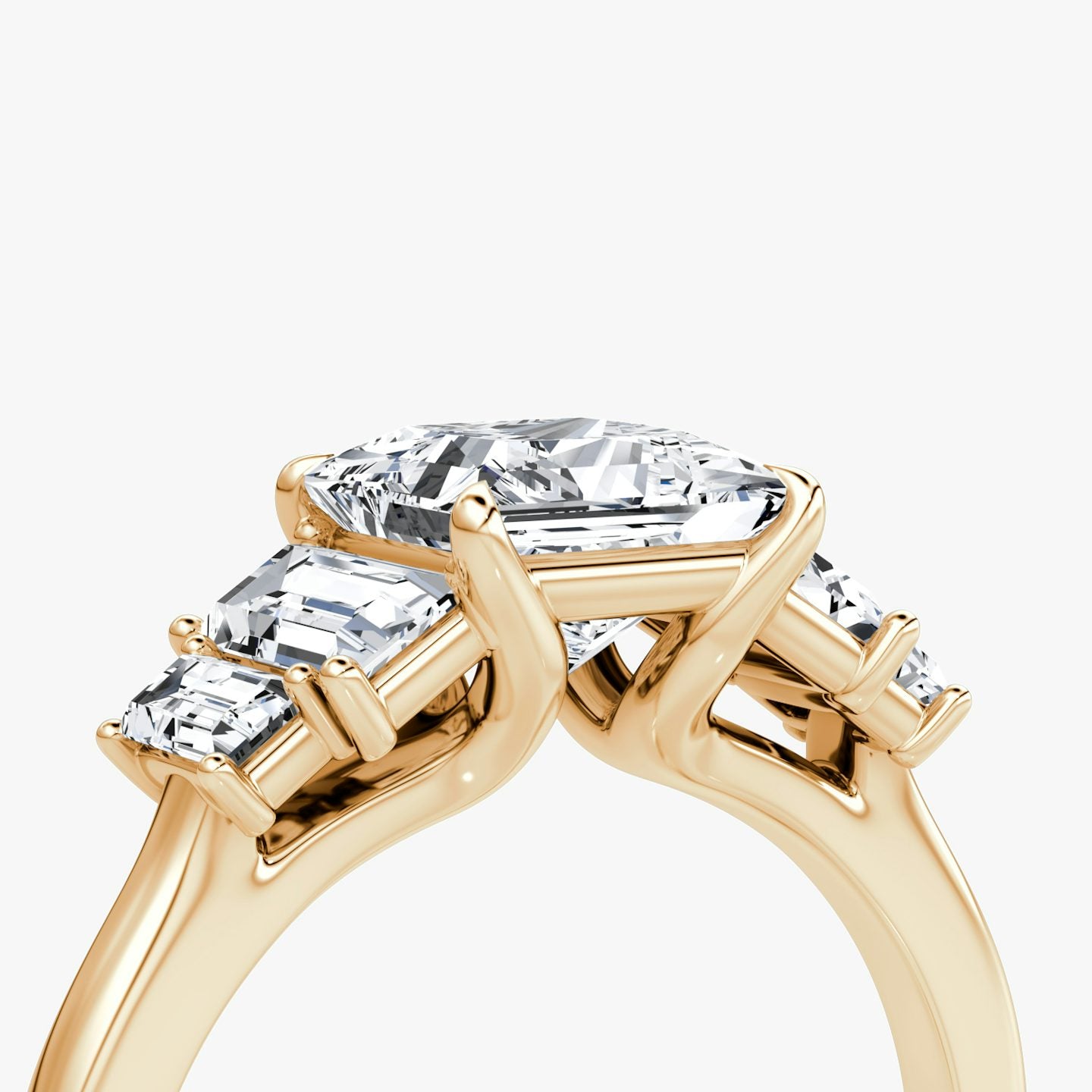 The Five Stone Heirloom Princess Engagement Ring