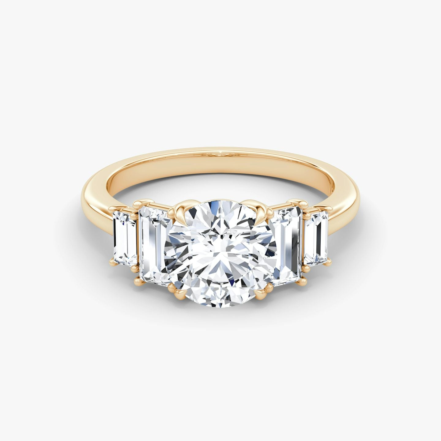 The Five Stone Heirloom Round Brilliant Engagement Ring