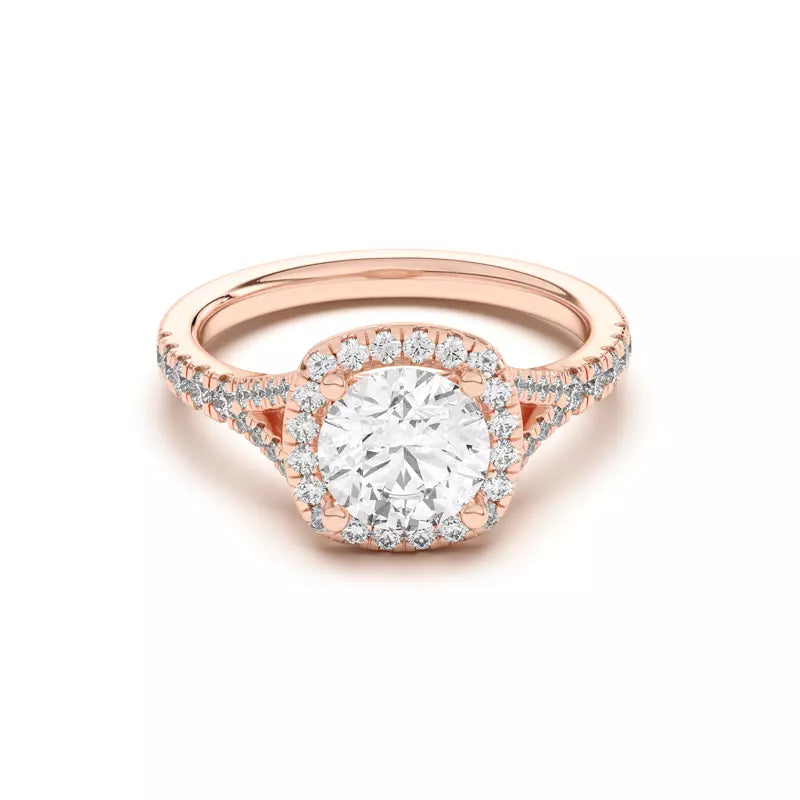 Timeless Halo Round Engagement Ring