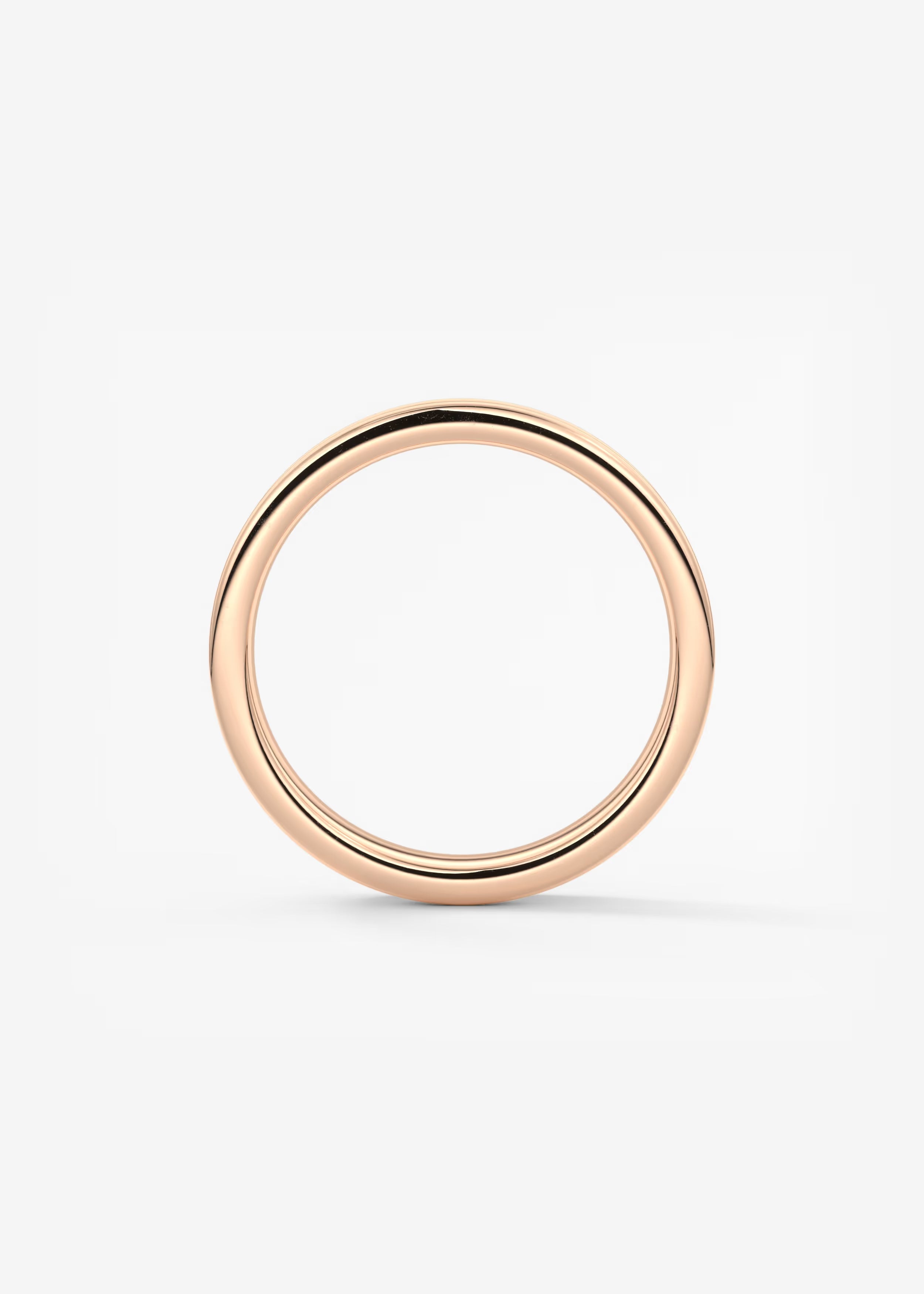 Gold Channel‑Set Eternity Band with Round Lab‑Grown Diamonds