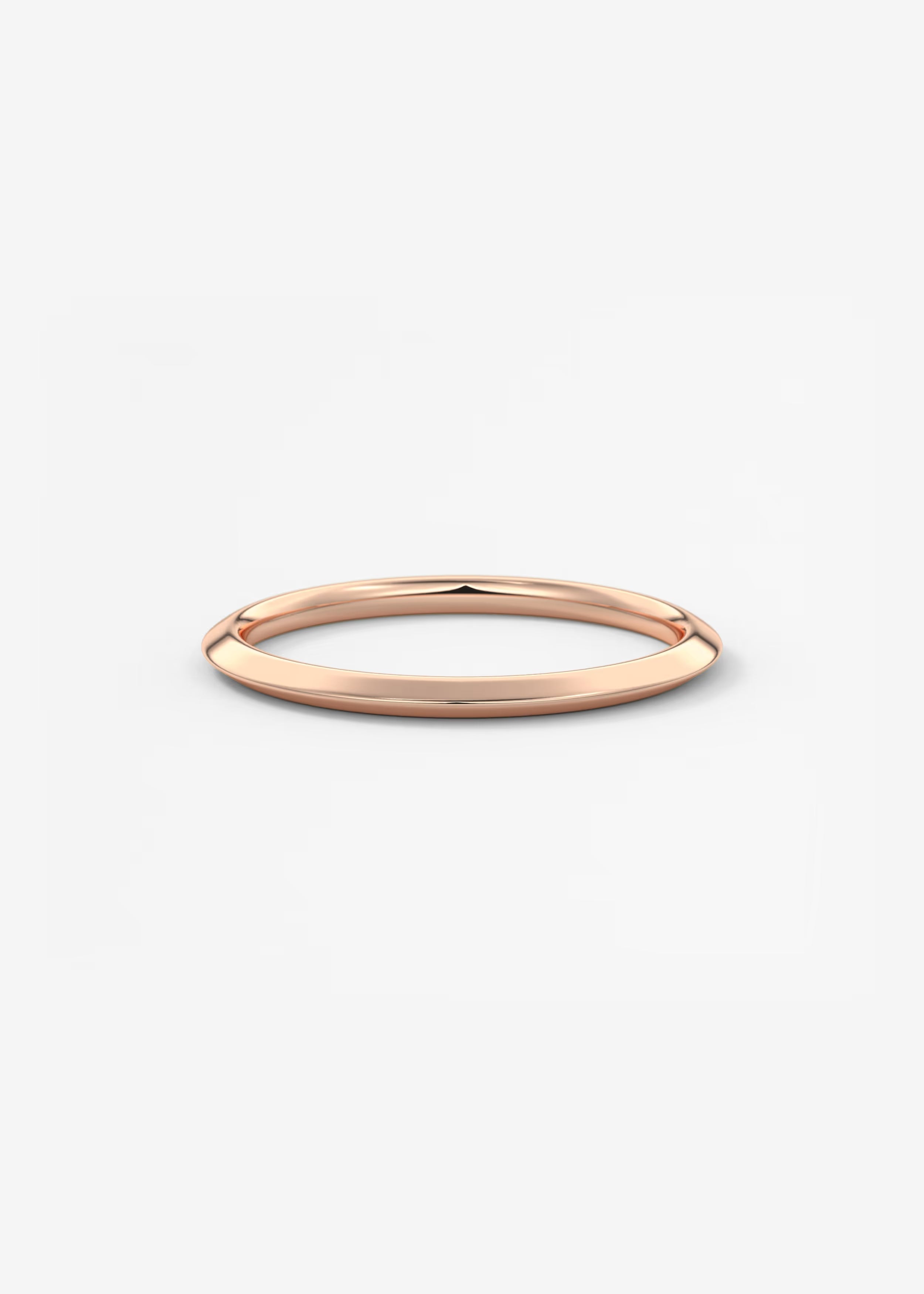 Ultra‑Slim Polished Gold Band in Minimalist Design