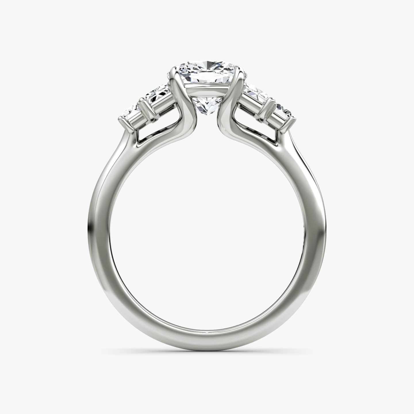 The Five Stone Heirloom Cushion Engagement Ring