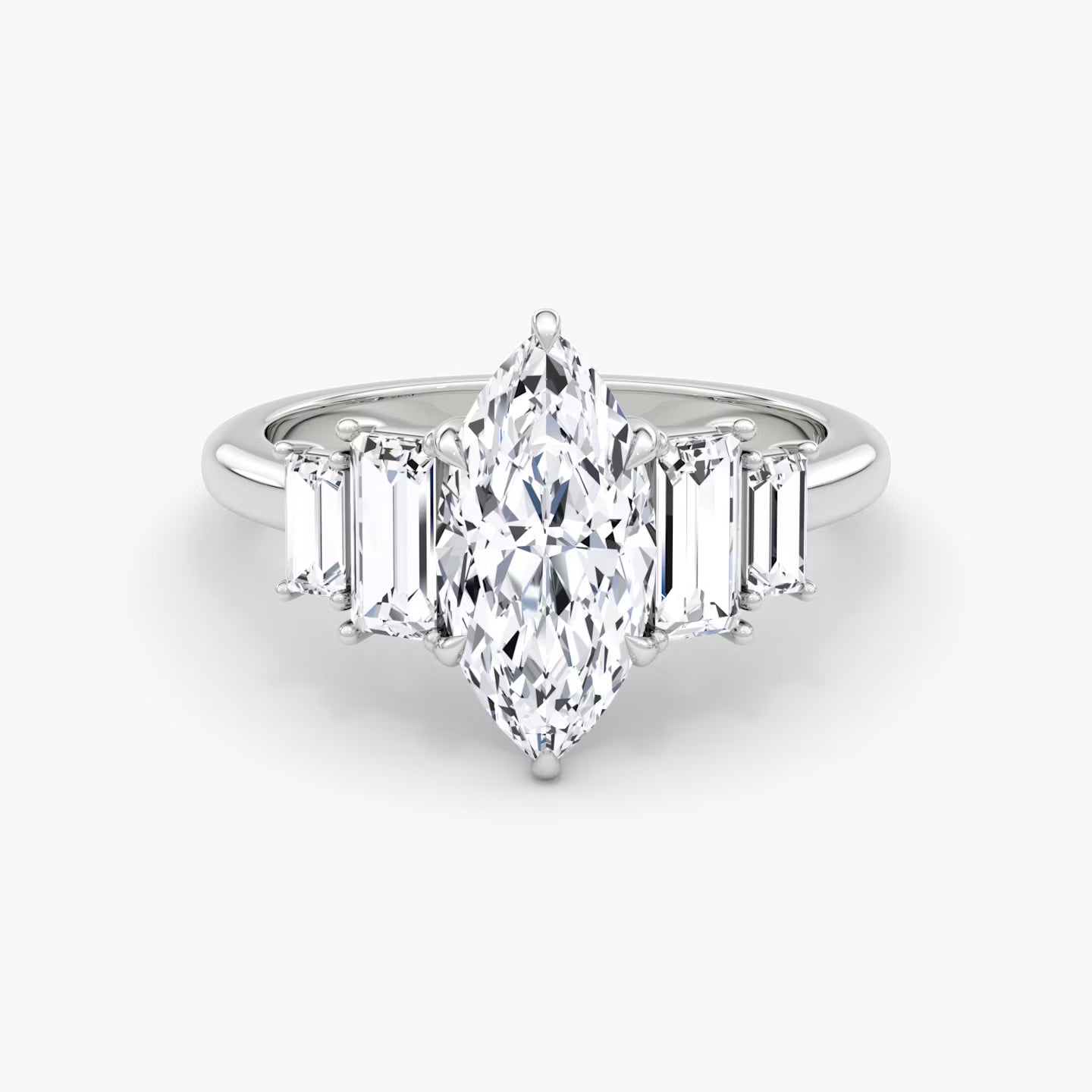 The Five Stone Heirloom Marquise Engagement Ring