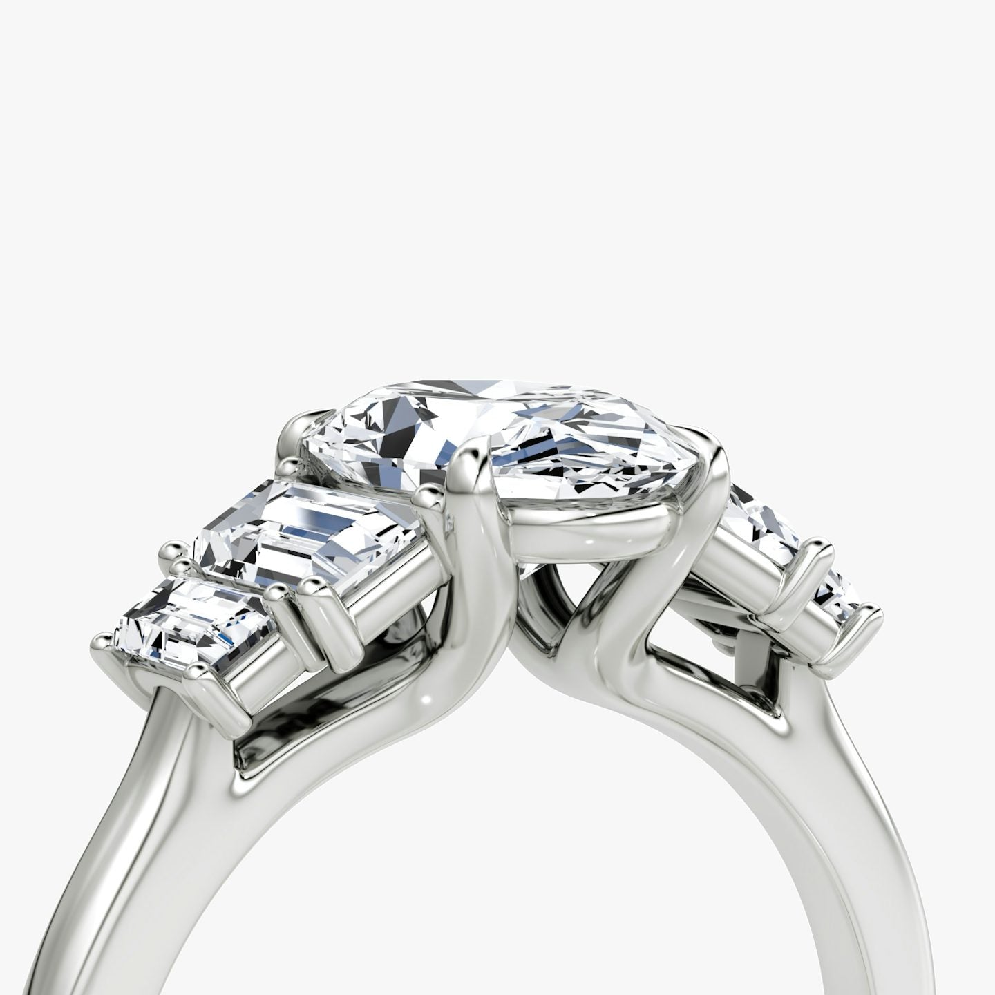 The Five Stone Heirloom Oval Engagement Ring