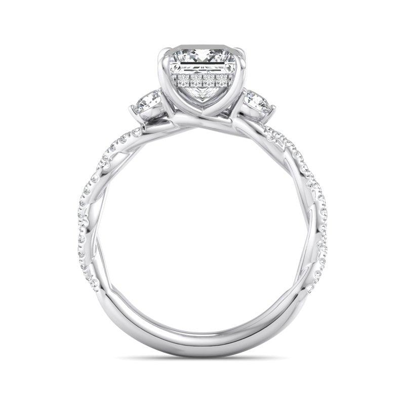 Princess Lab Grown Diamond Center Engagement Ring
