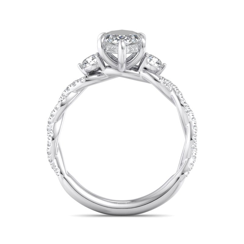 Marquise Lab Grown Diamond Center Engagement Ring