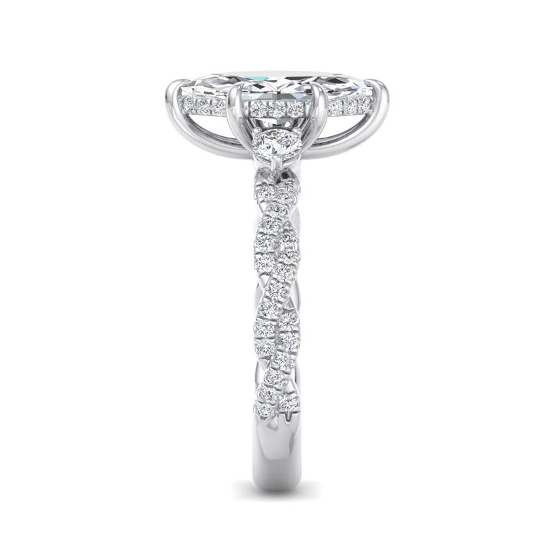 Marquise Lab Grown Diamond Center Engagement Ring