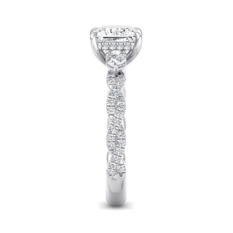 Princess Lab Grown Diamond Center Engagement Ring