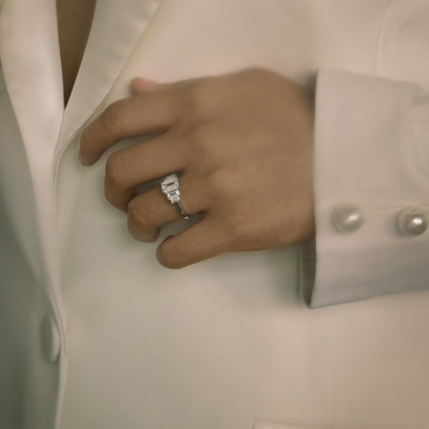 The Five Stone Heirloom Asscher Engagement Ring