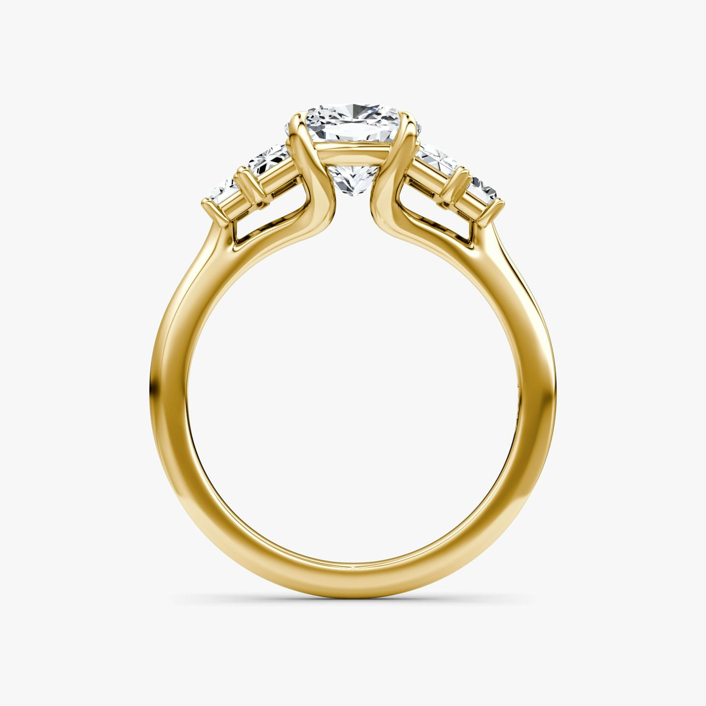 The Five Stone Heirloom Cushion Engagement Ring