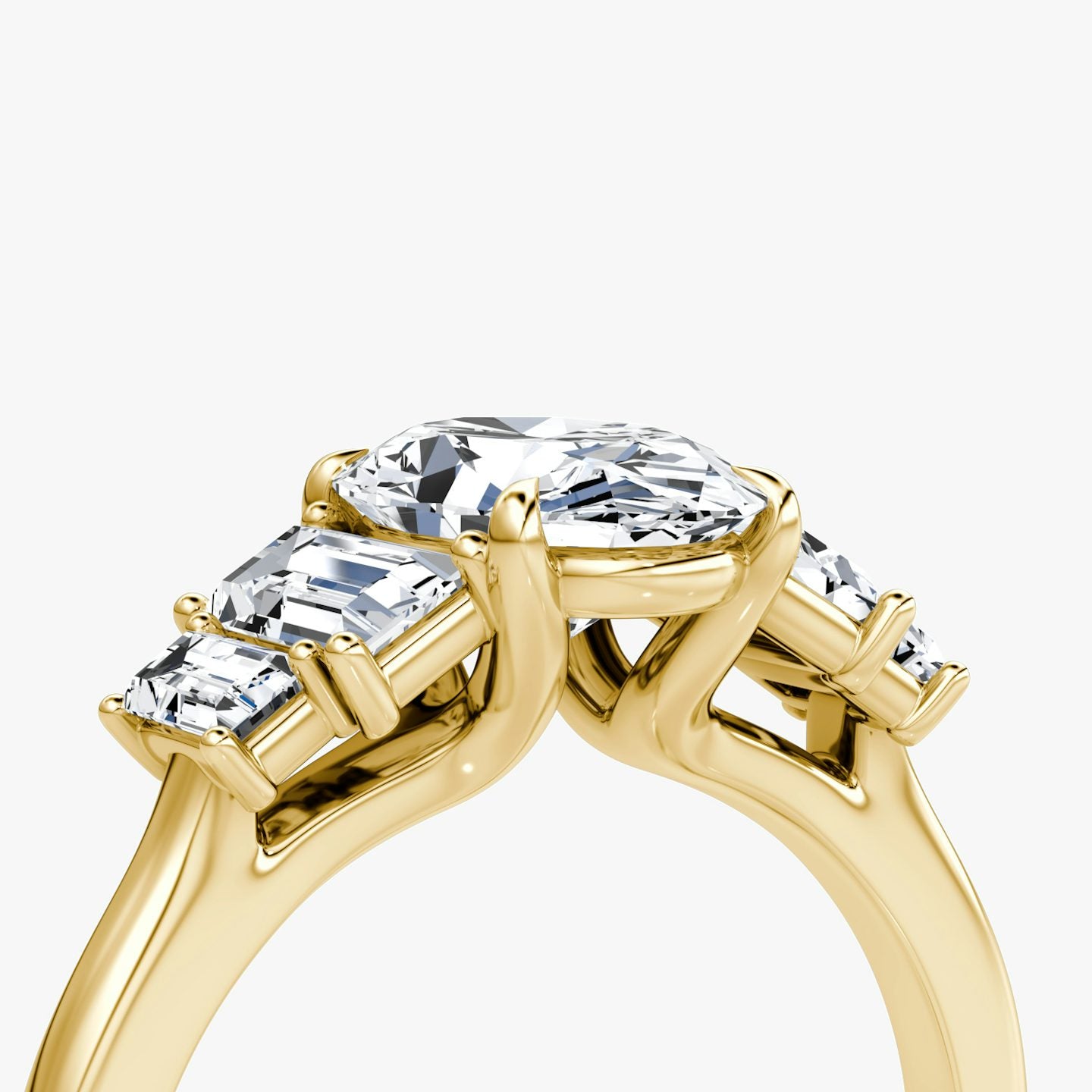 The Five Stone Heirloom Oval Engagement Ring
