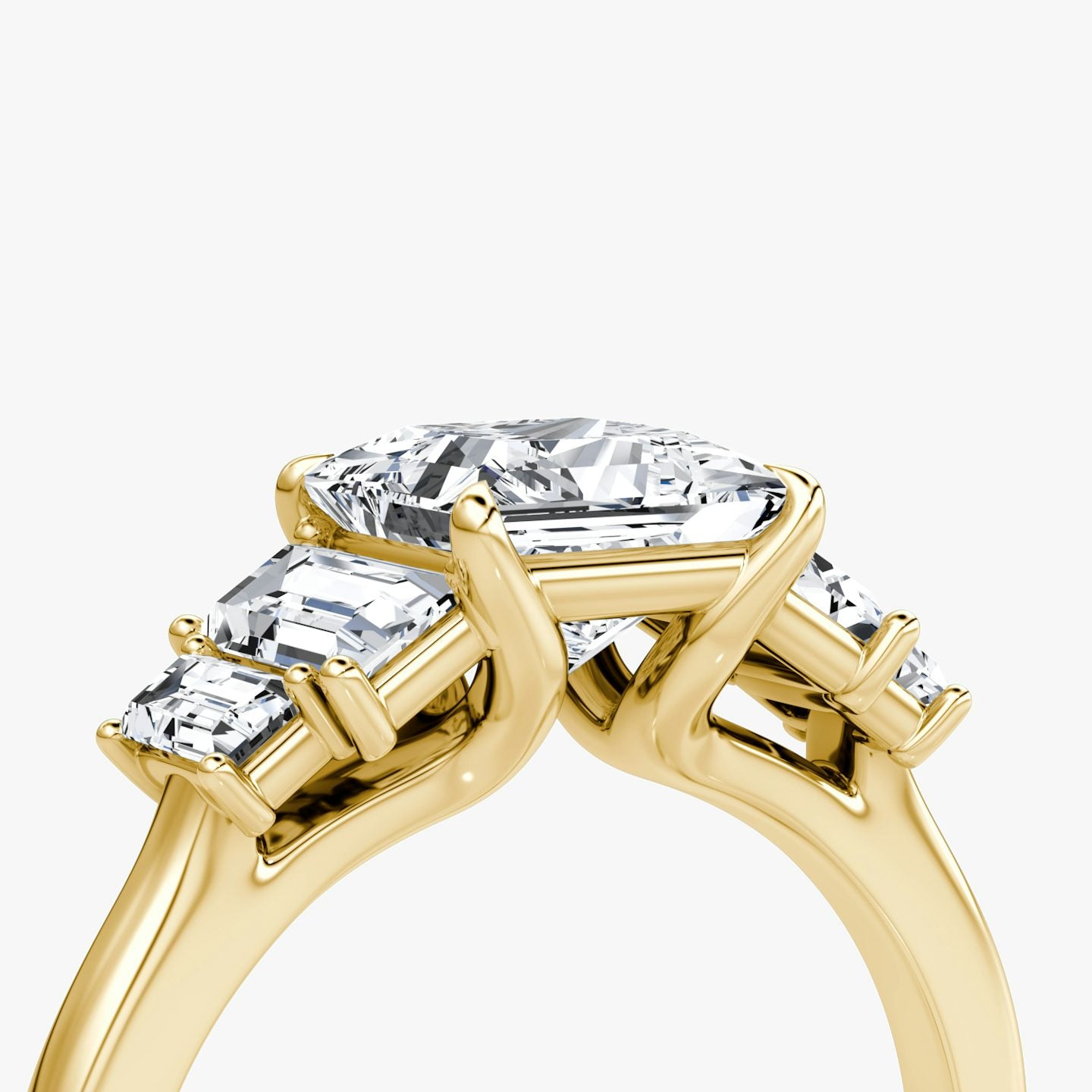 The Five Stone Heirloom Princess Engagement Ring