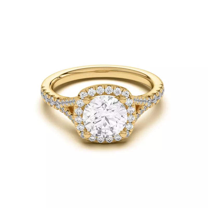 Timeless Halo Round Engagement Ring