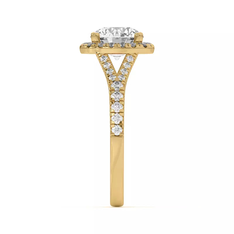 Timeless Halo Round Engagement Ring