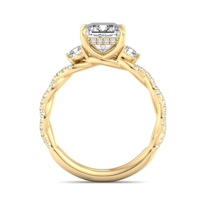 Princess Lab Grown Diamond Center Engagement Ring