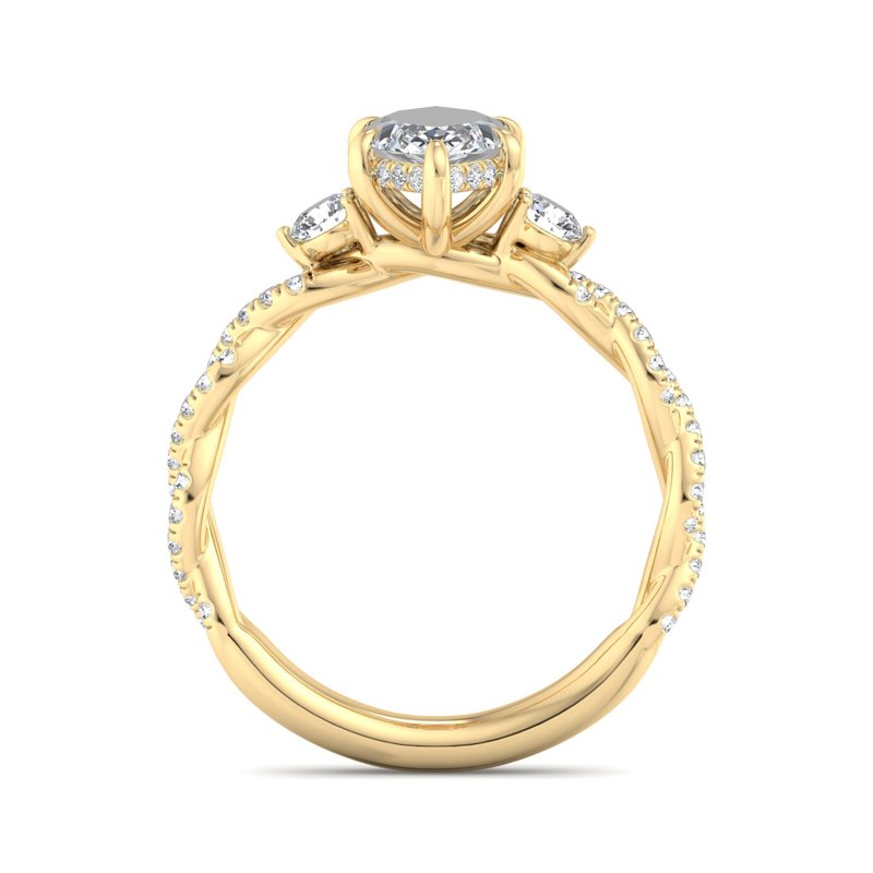 Marquise Lab Grown Diamond Center Engagement Ring