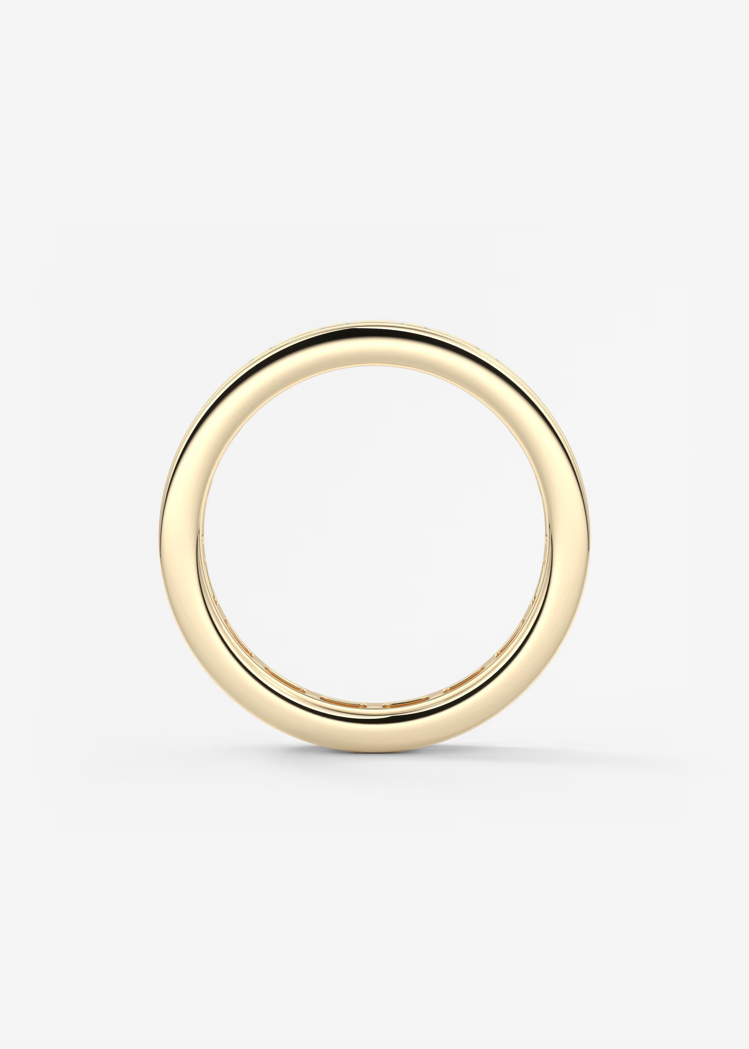 Baguette-Cut Full Eternity Band with Sleek Channel Setting