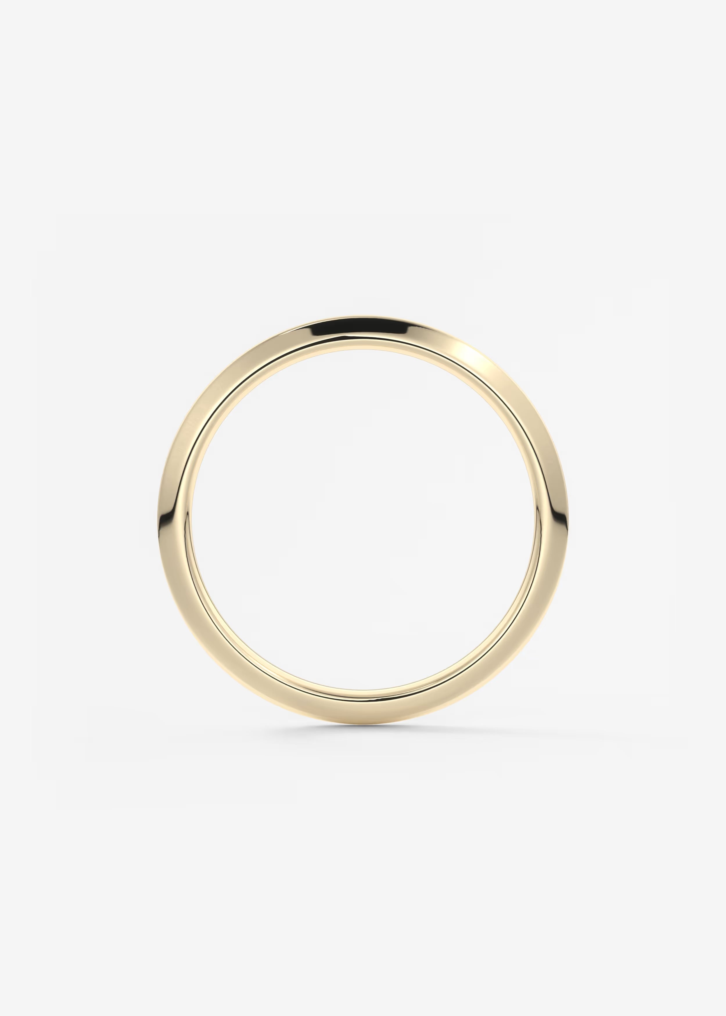 Ultra‑Slim Polished Gold Band in Minimalist Design