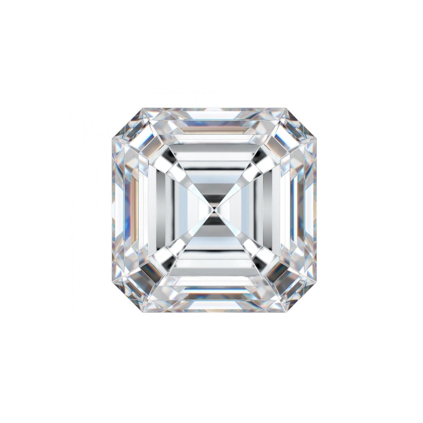 2.5Ct. Asscher Cut Moissanite Gemstone
