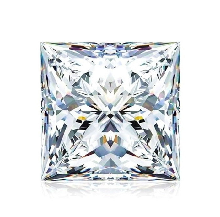 6.0 Ct. Princess Cut Moissanite Gemstone