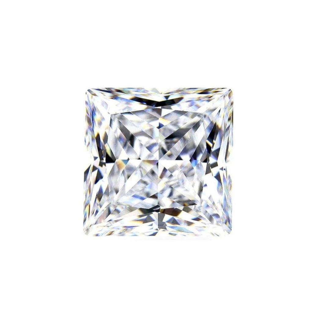 2.0Ct. Princess Cut Moissanite Gemstone