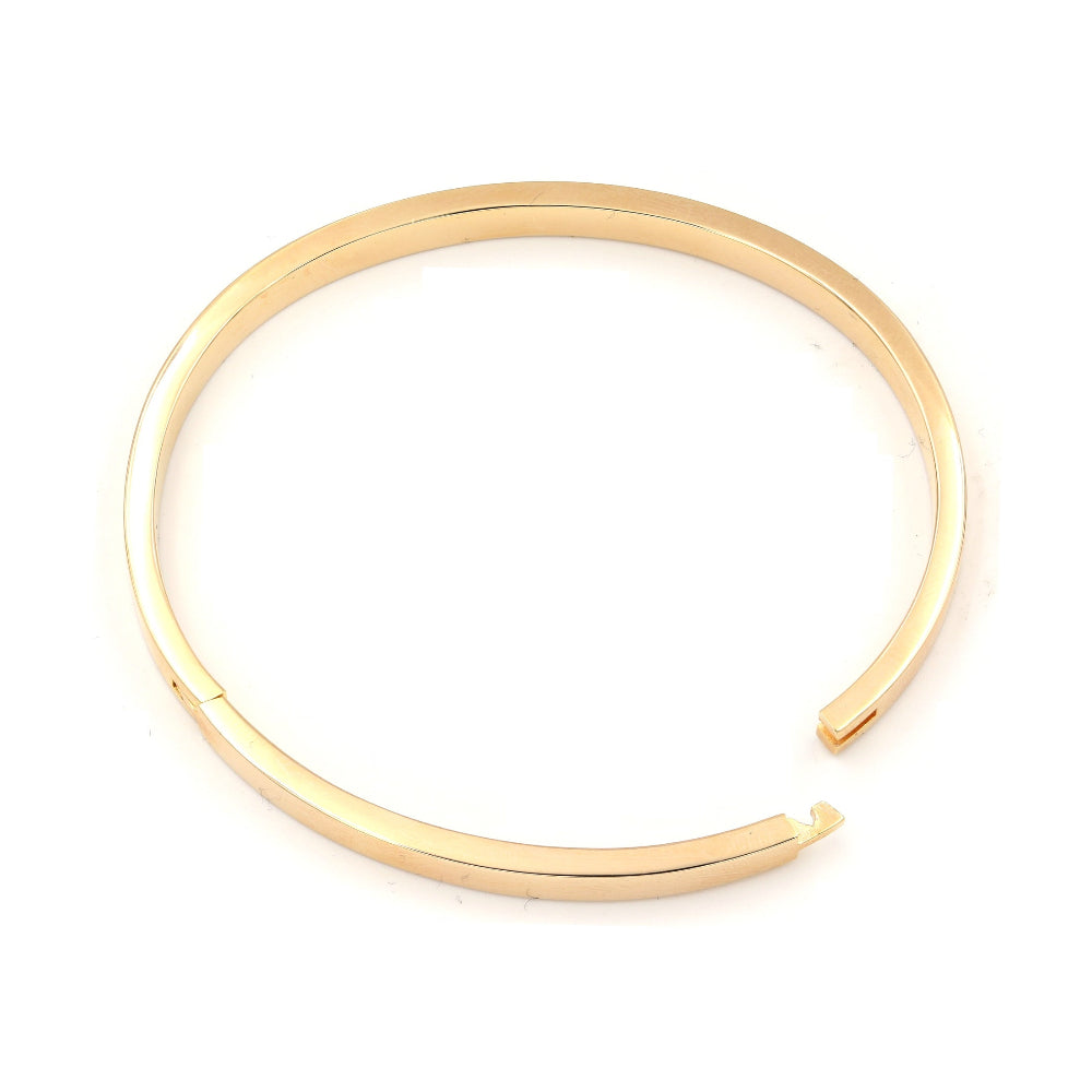 925 Sterling Silver Moissanite Unisex Bangle